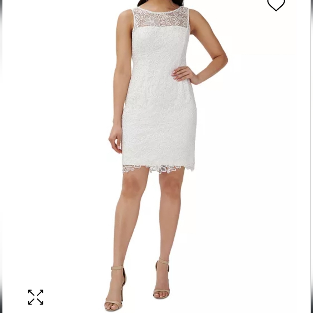 ADRIANNA PAPELLWomen's Lace Sheath Dress